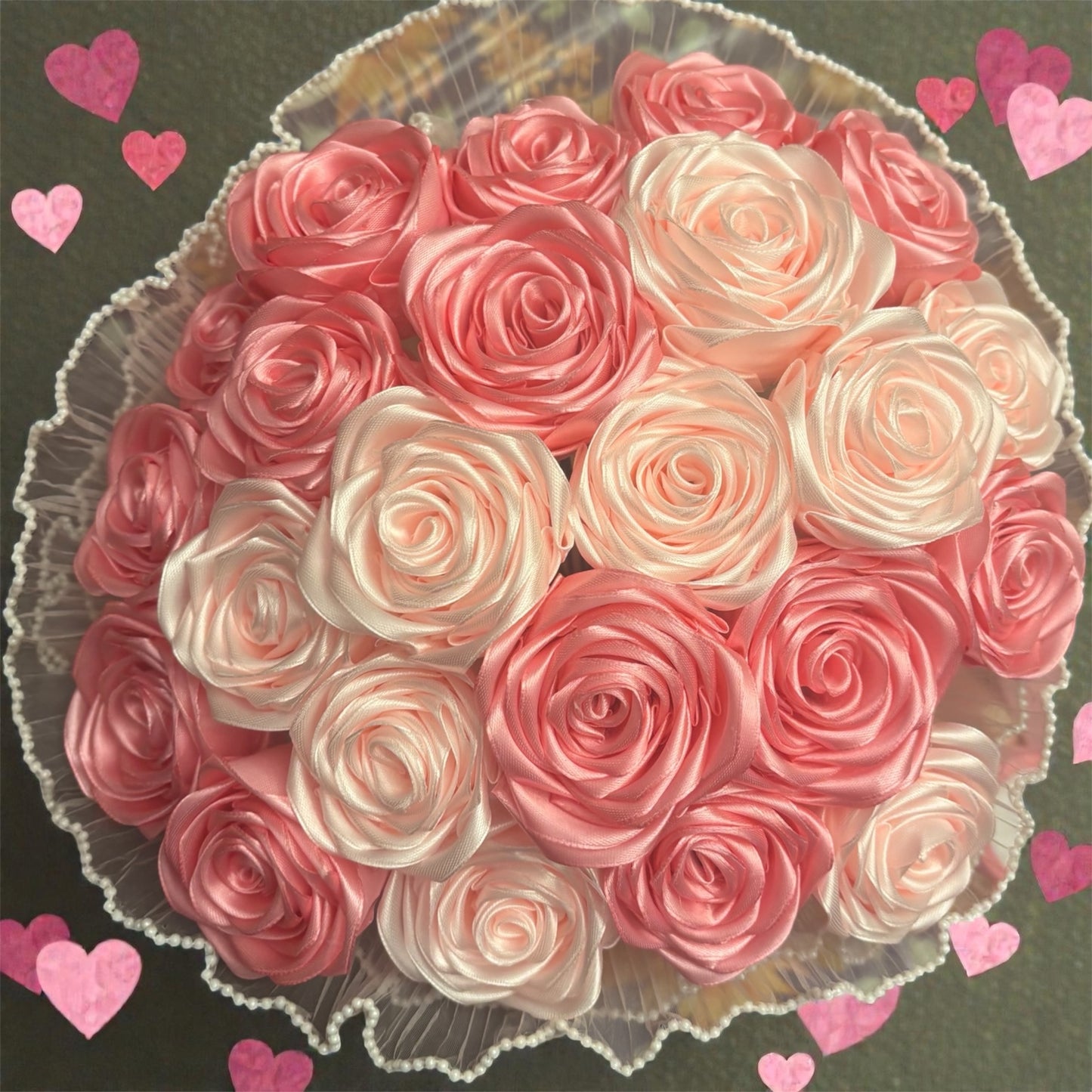 24 Pink Eternity Flowers