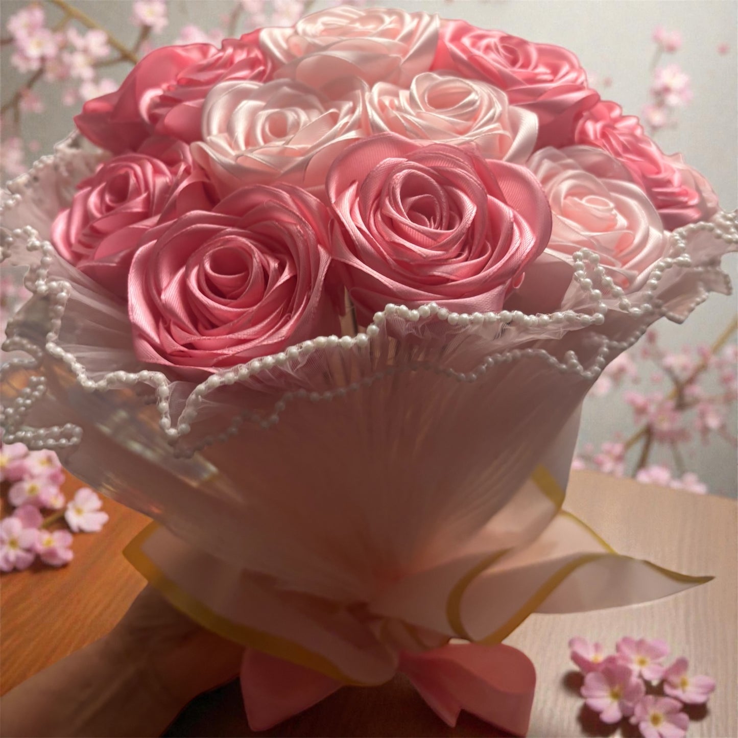 24 Pink Eternity Flowers